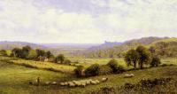 Glendening, Alfred - Near Amberley, Sussex, with Arundel Castle in the Distance